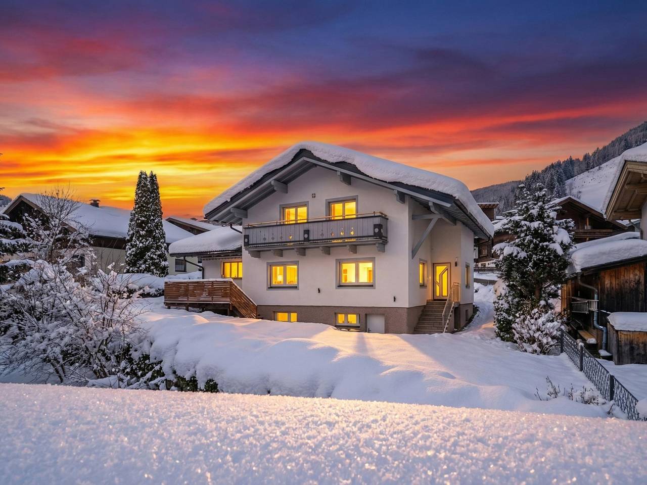 Gemütliches Ferienhaus mit Garten in Viehofen in Viehhofen, Pinzgau