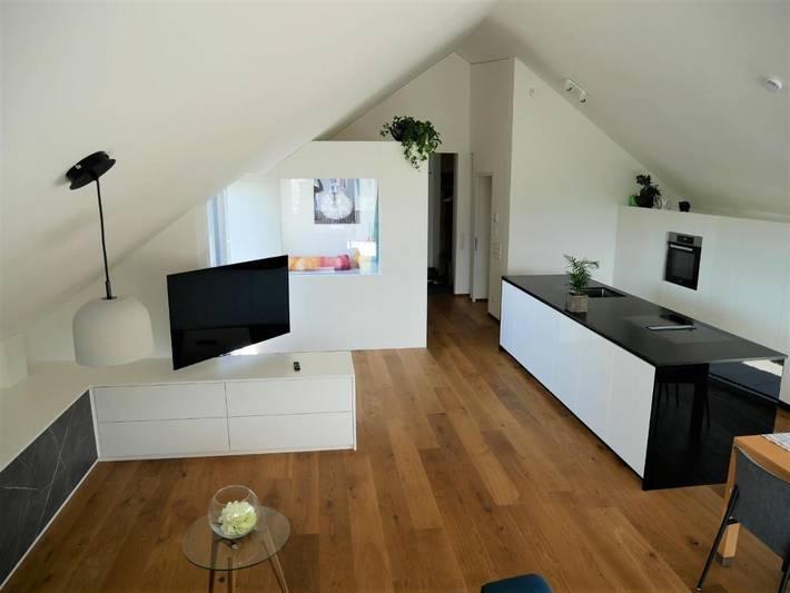 Ferienwohnung für 6 Personen, mit Balkon und Terrasse sowie Ausblick in Lochau - 3