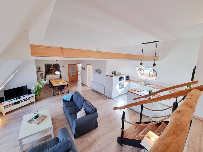 Ganze Wohnung, Ferienwohnung Feldkieker auf wunderschönem Ferienhof nahe der Ostsee mit Sauna und Pool in Schwartbuck, Südliche Ostseeküste