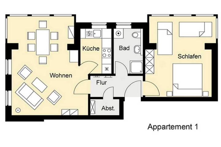 Villa für 4 Personen