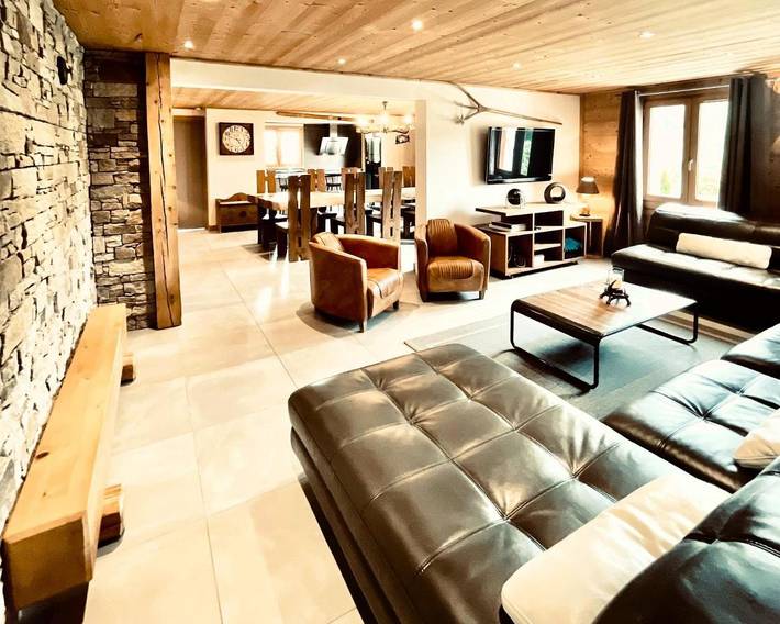 Chalet pour 2 personnes, avec Terrasse et Jardin ainsi que Sauna et Vue
