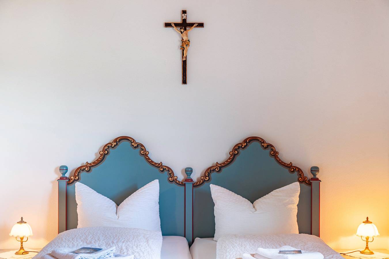 Chambre d'hôtes 'Gästezimmer "Beim Posthalter" avec vue sur la montagne et Wi-Fi in Oberammergau, Alpes bavaroises