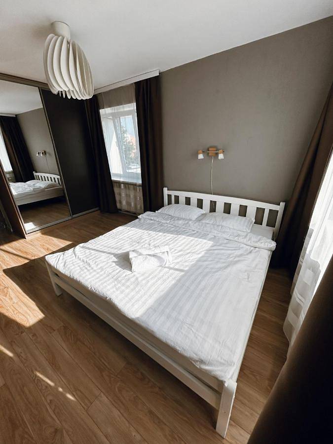 Ferienwohnung für 4 Personen, mit Balkon und Ausblick in Lettland