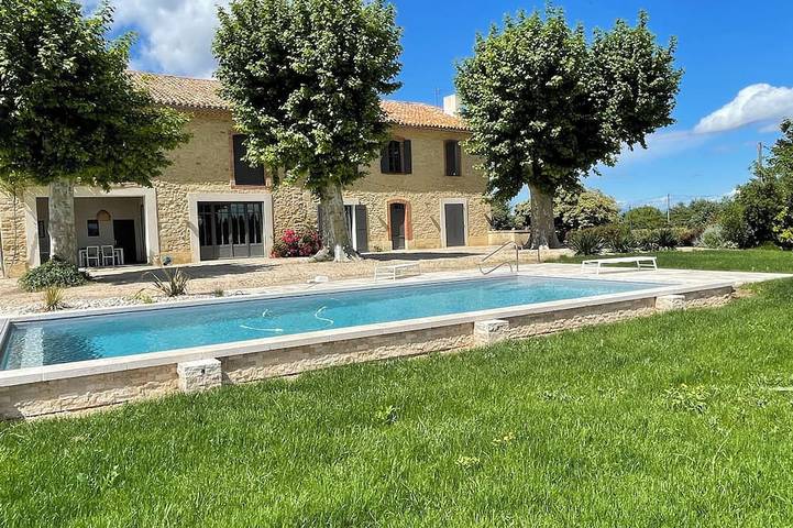 Maison de vacances pour 12 personnes, avec piscine, animaux acceptés