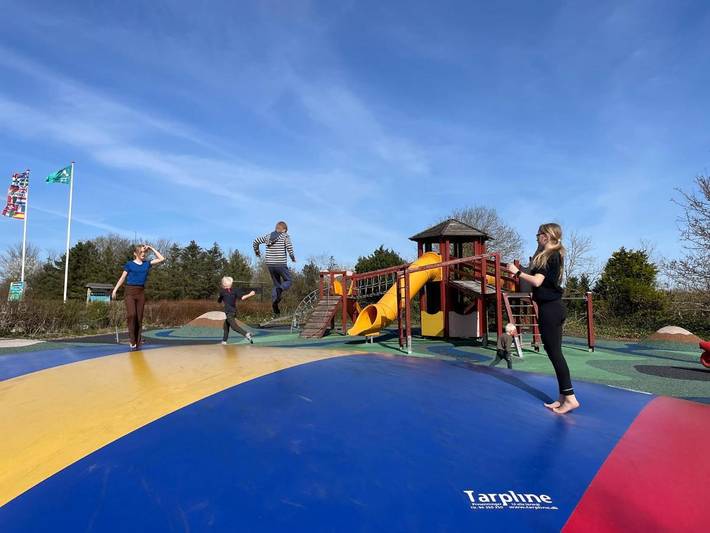 Camping für 4 Personen, mit Terrasse und Garten in Limfjord