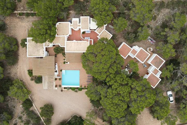 Ferienhaus für 12 Personen, mit Terrasse und Garten auf Formentera