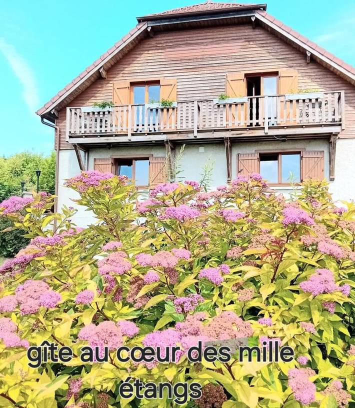 Location de vacances pour 15 personnes, avec vue et jardin à Saint-Bresson