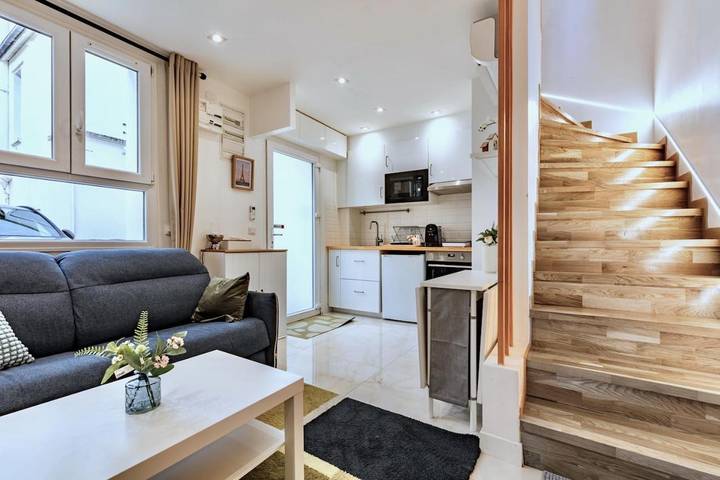 Appartement de vacances pour 5 personnes, avec jardin et terrasse à Romainville