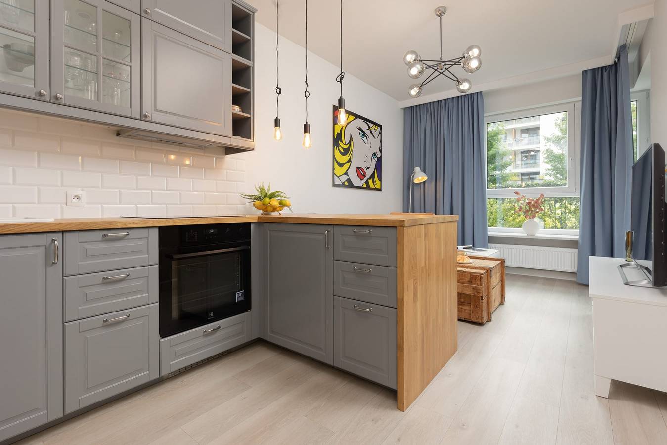 Cały apartament, Apartament wakacyjny dla 4 osób z balkon/ taras in Żoliborz, Warszawa