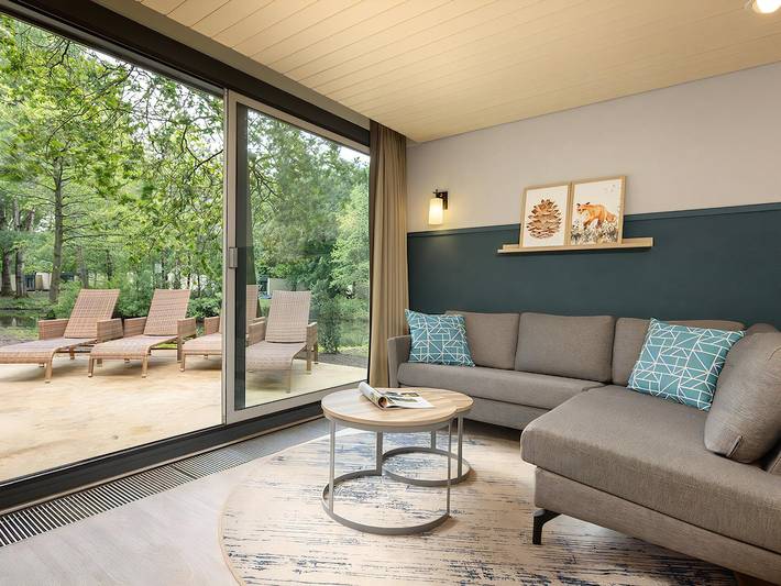 Lodge voor 12 personen, met tuin in Drenthe