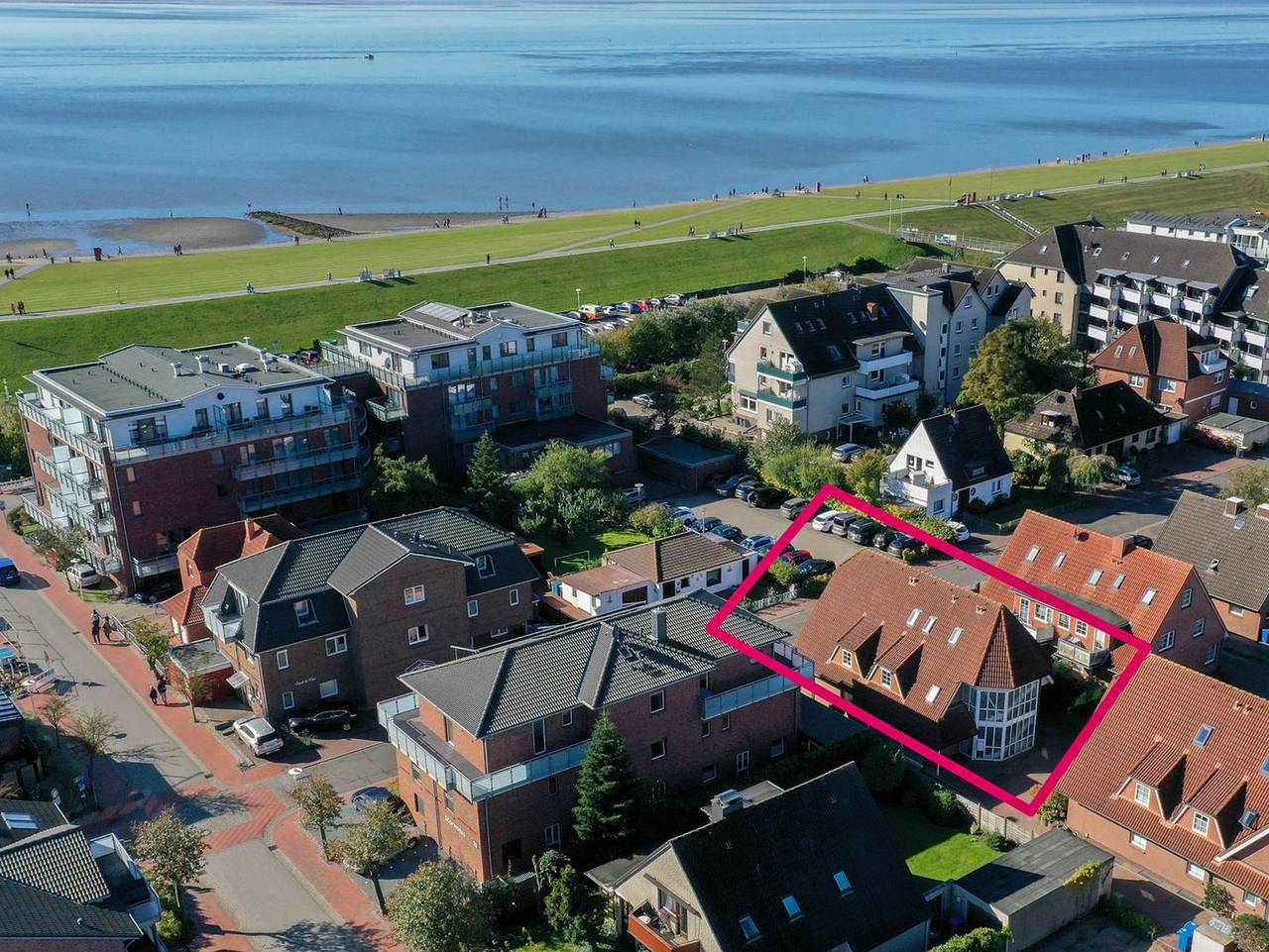 Ganze Ferienwohnung, An de Warft - Ferienwohnung mit Balkon im Zentrum von Büsum in Hafen Büsum, Büsum