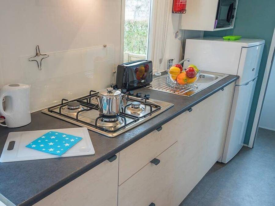 Camping Phare d'Opale - Mobilhome 4 personnes - Comfort | 2 Ch. | 4 Pers. | Terrasse surélevée in Le Portel, Région de Boulogne-sur-Mer