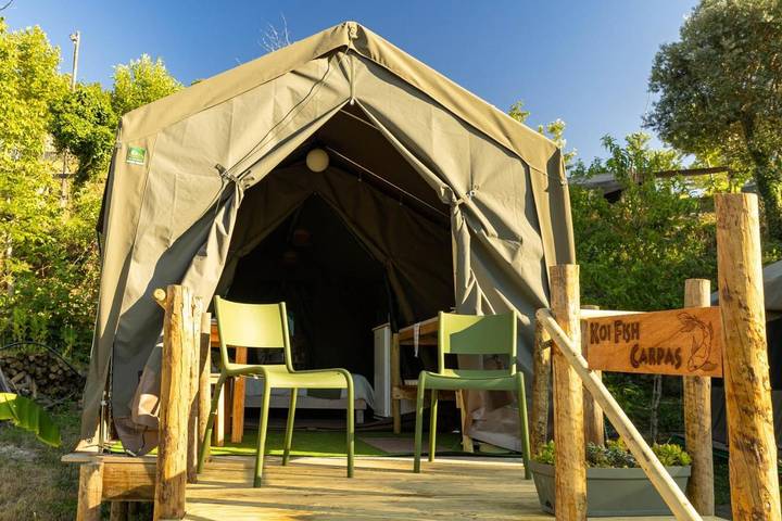 Camping para 2 personas, con vistas además de jardín y piscina, Se admiten mascotas en Región Norte (Portugal)