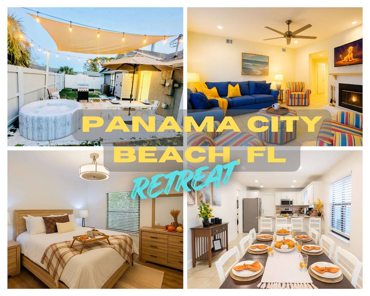 Vacation Rental for 12 Guests in Upper Grand Lagoon, Panama City (Florida)