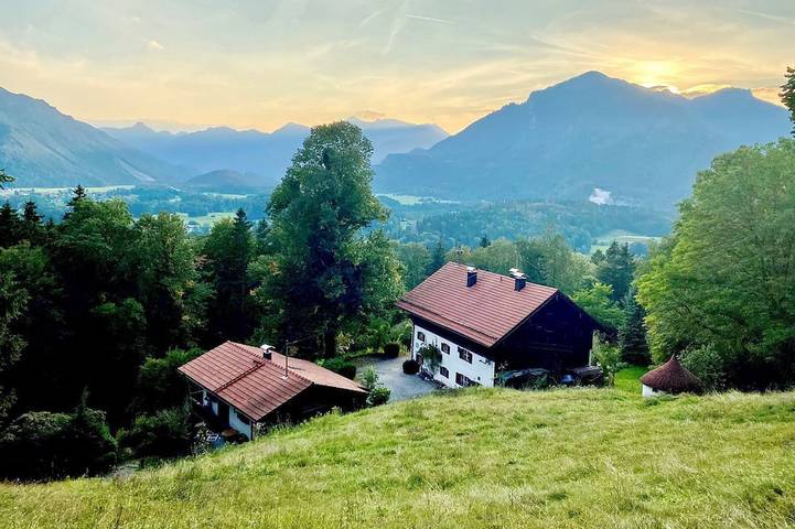 Ferienhaus für 4 Personen, mit Balkon und Garten, mit Haustier in Marquartstein