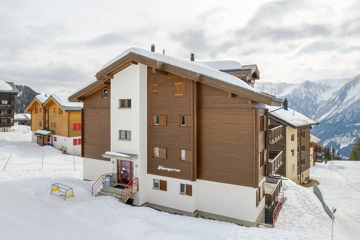 Ferienwohnung für 5 Personen, mit Balkon und Balkon/Terrasse sowie Ausblick in Bettmeralp