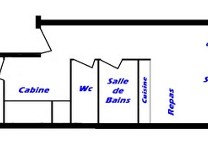 Apartamento entero, Les Saisies - 2 habitaciones y chimenea para 6 personas in Les Saisies, Albertville region