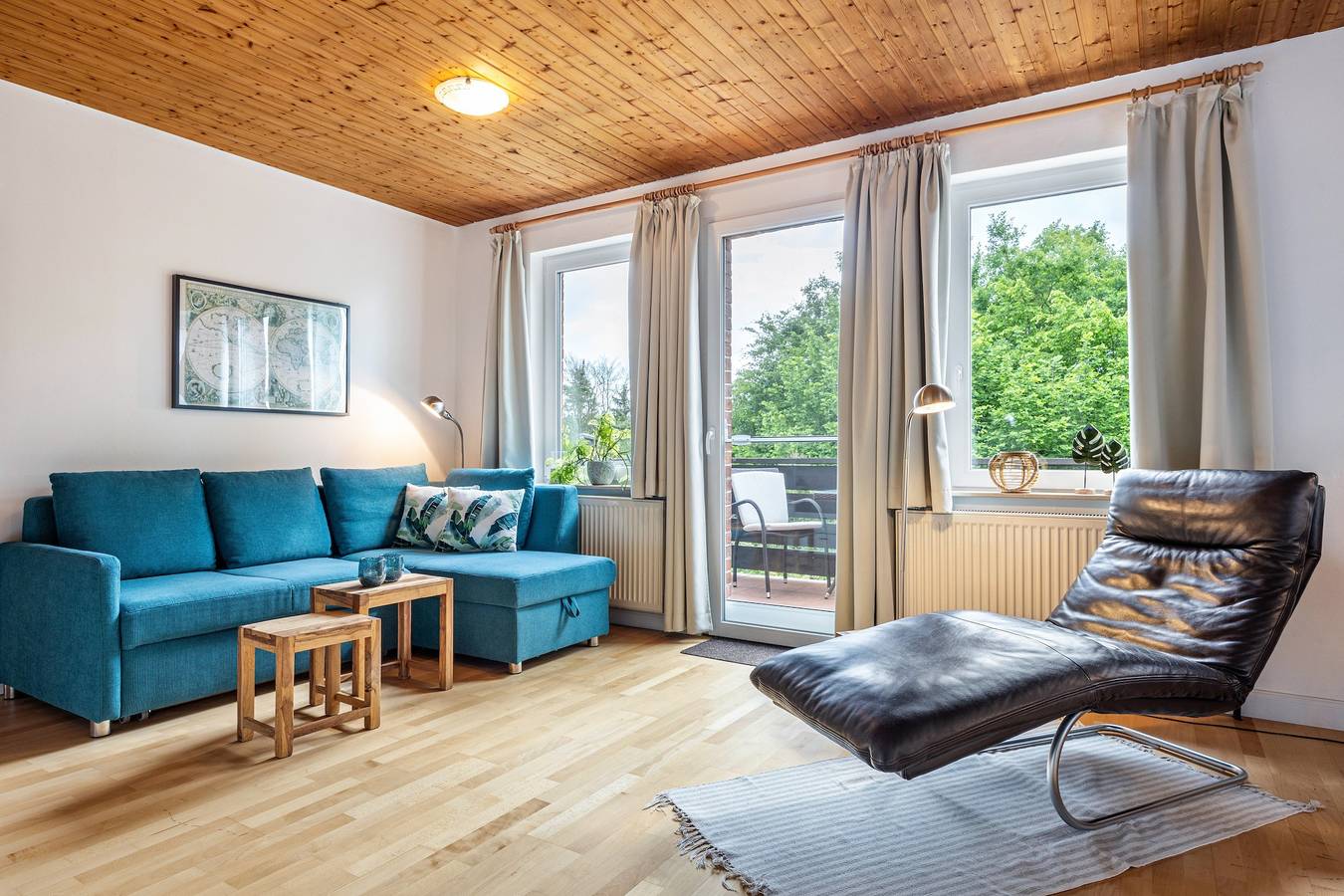 Ganze Wohnung, Ferienwohnung 'Ferienwohnung Abendsonne' mit Gemeinschaftsgarten, Balkon und Wlan in Bendestorf, Nordheide