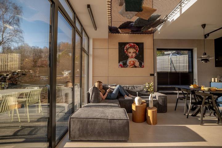 Ferienhaus für 7 Personen, mit Garten und Sauna sowie Terrasse und Whirlpool, mit Haustier in Niederschlesien