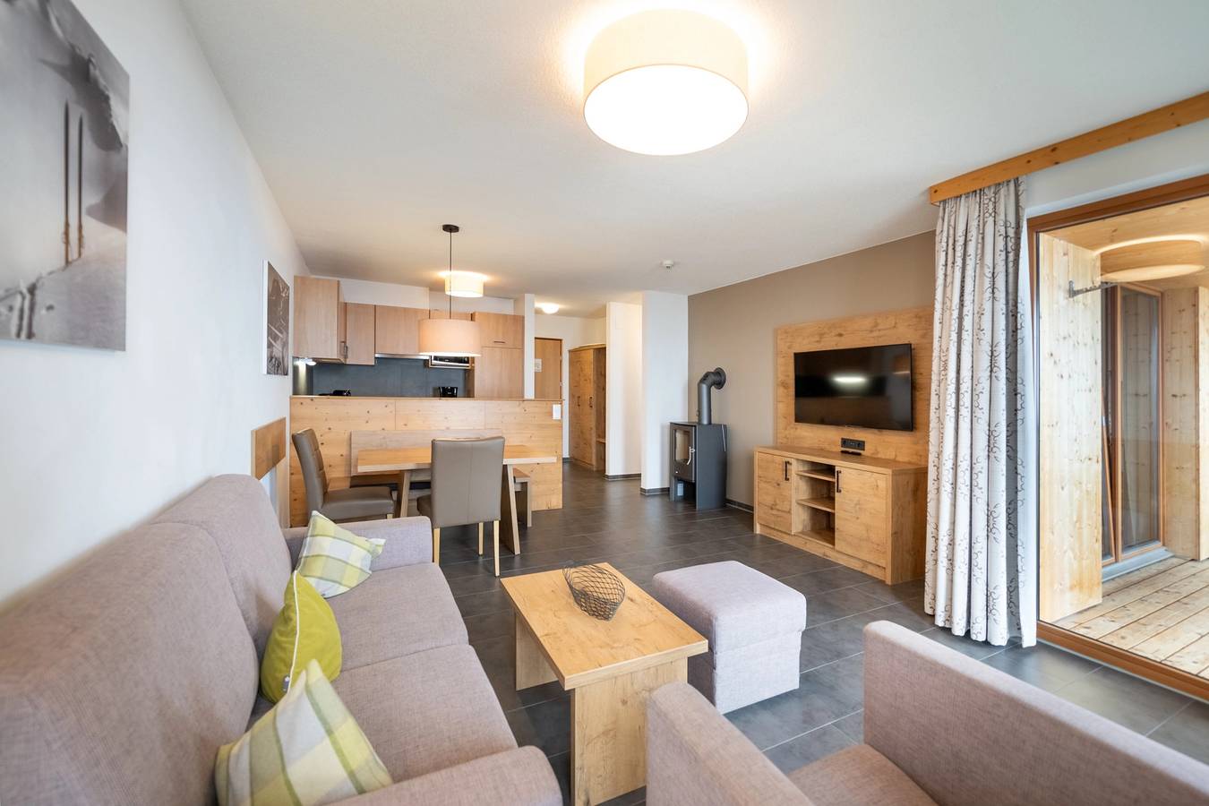 Bungalow für 4 Personen mit Balkon/Terrasse in Rätikon Gebirgsgruppe, Bürserberg