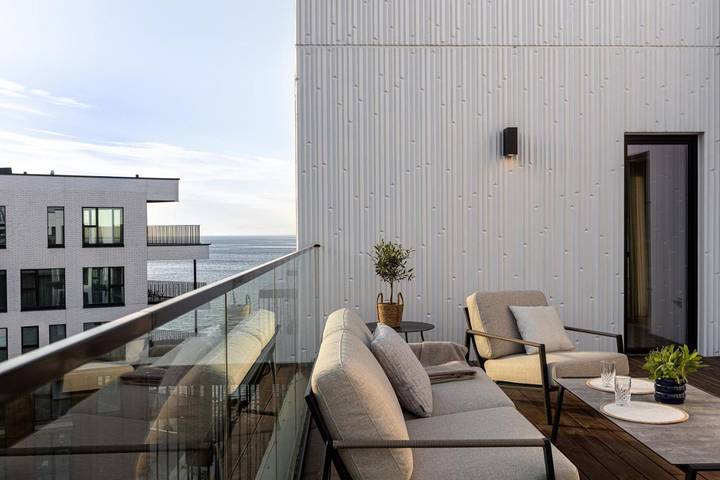 Apartament wakacyjny dla 7 osób, z widok i sauna oraz balkon w Tallinn