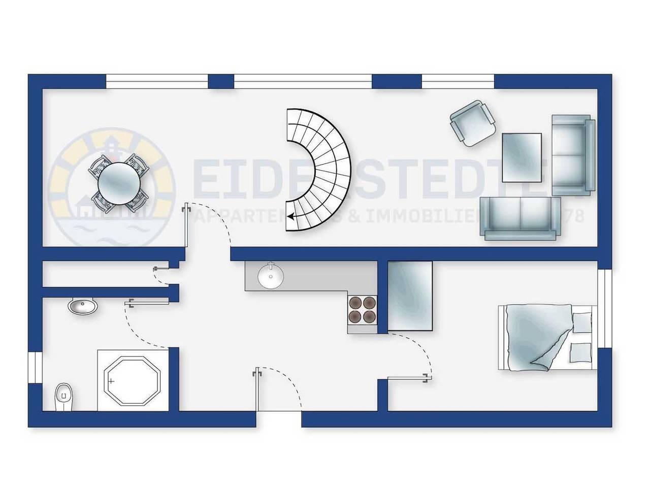 Ganze Ferienwohnung, Wohnung Og (Id 353) - Wohnung Og (Id 353) in Tating, Eiderstedt