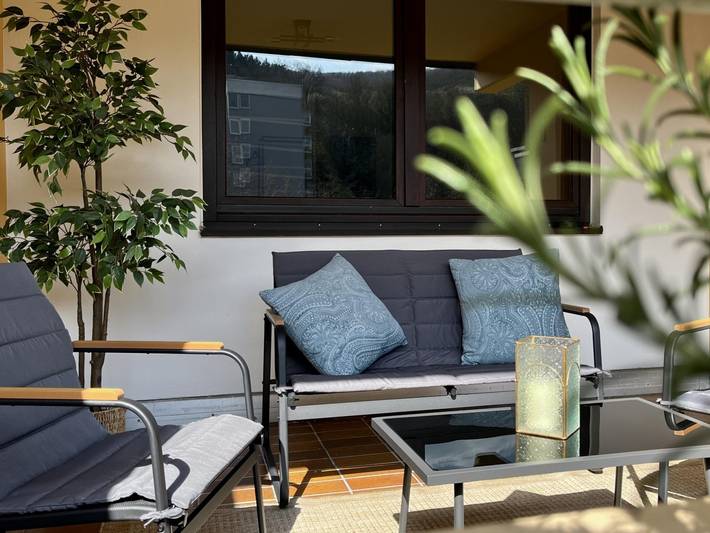 Ferienwohnung für 4 Personen, mit Balkon im Ahrtal