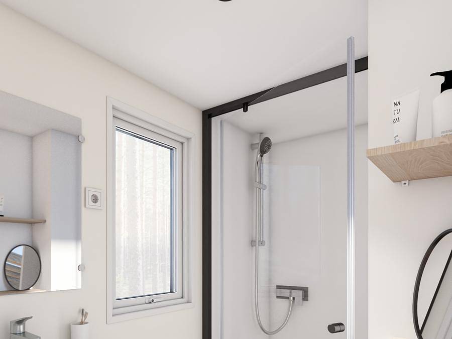 Camping de Pont Mahé - Mobilhome 4 personnes - Mobilhome Atlantic Premium 29m² 2 chambres in Assérac, Région de Saint-Nazaire