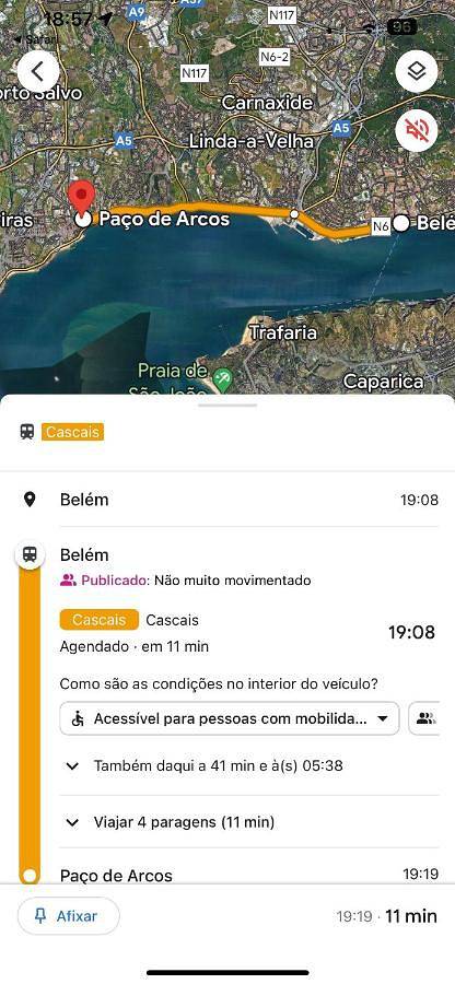 Apartamento inteiro, Deluxe Double Room with Sea View in Paço de Arcos, Oeiras