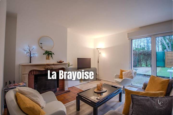 Location de vacances pour 6 personnes, avec jardin à Saint-Jean-de-Braye
