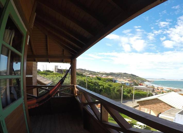 Pousadas para 3 pessoas, com vista e balcão em Laguna 