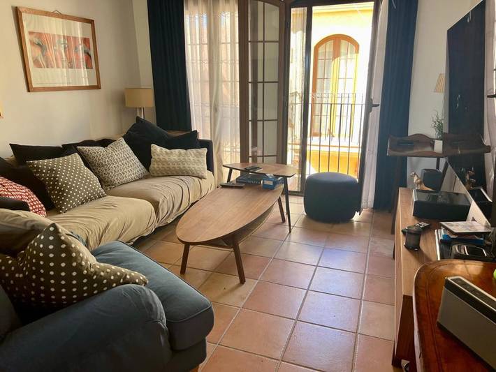 Apartamento para 6 personas, con Balcón y Jacuzzi además de Terraza y Jardín en Villaricos