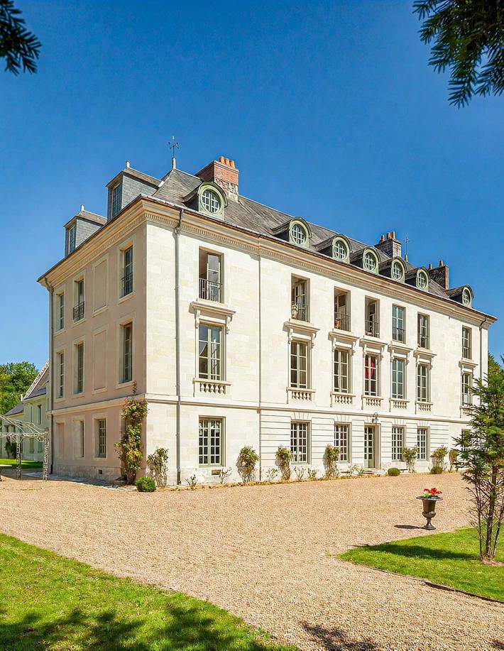 Château pour 14 personnes avec sauna in La Croix-en-Touraine, Région de Tours