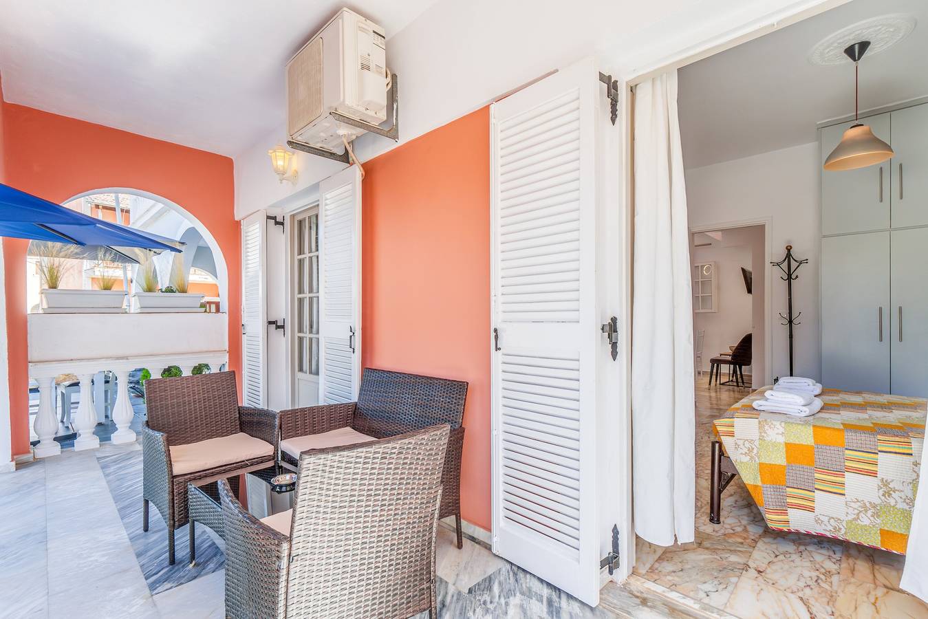 Appartement 'Kassiopi 1' met bergzicht, wifi en airconditioning, foto 10