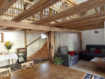 Chambre d’hôte pour 2 personnes, avec terrasse ainsi que vue et jardin à Wittisheim