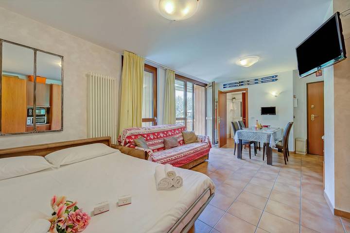 Ganze Wohnung, La Marmotta Ski in/ski out - Studio with Terrace in Bardonecchia, Turin Provinz