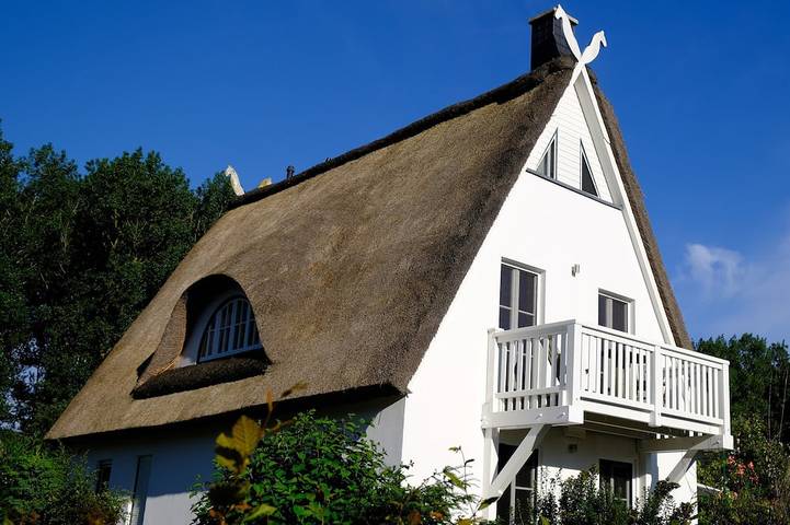 Ferienhaus für 8 Personen, mit Balkon und Garten sowie Sauna