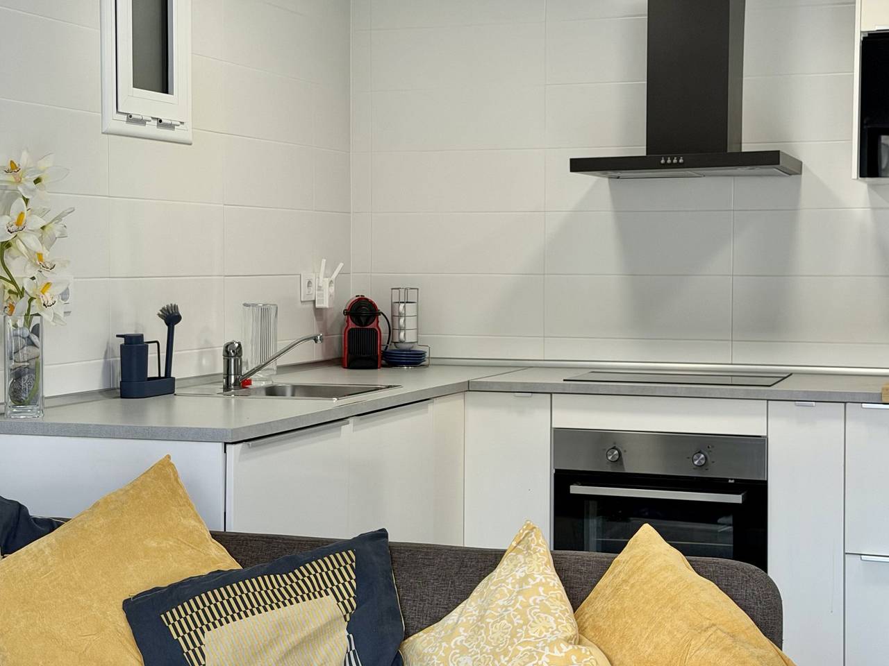 Ganze Wohnung, Charmantes Ferienwohnung in L'Escala für 5 Pers. mit Terrasse, Meerblick und moderner Küche in l'Escala, Oberampurien