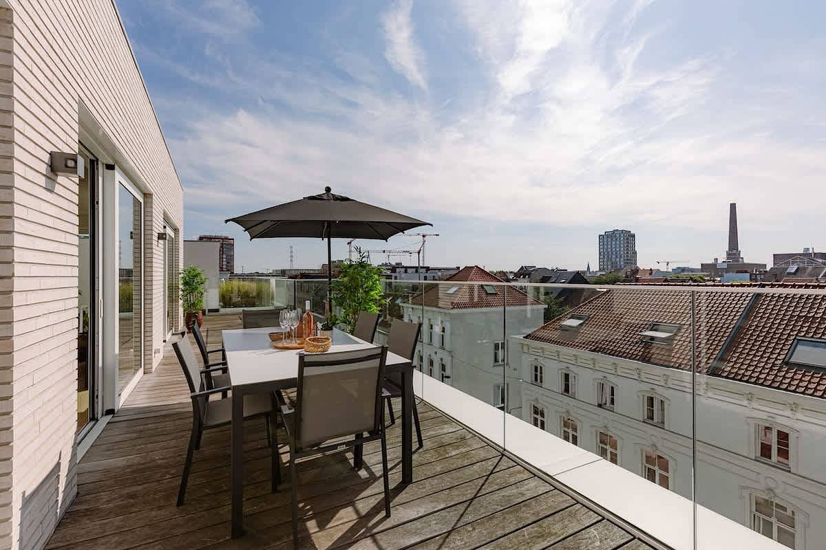 Ganze Wohnung, Ferienwohnung für 3 Personen mit Balkon/Terrasse in Gent, Ostflandern