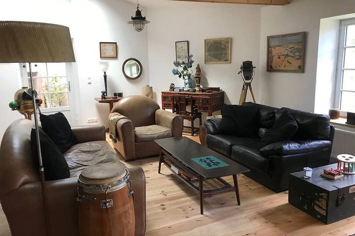 Maison de vacances pour 9 personnes, avec jardin