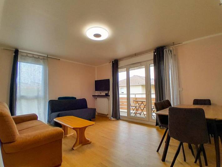 Gîte pour 6 personnes, avec Balcon et Vue à Achères
