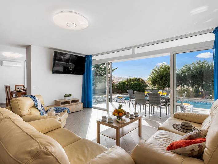 Ferienhaus für 12 Personen, mit Pool und Garten sowie Meerblick in Teneriffa Süd