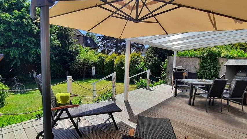 Ferienhaus für 4 Personen, mit Balkon und Garten in Dahme