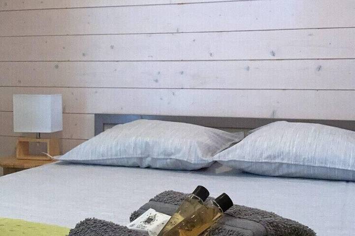 Charmantes Chalet \"Viognier\" aus Holz voll klimatisiert ausgestattet in Ruoms, Ardèche