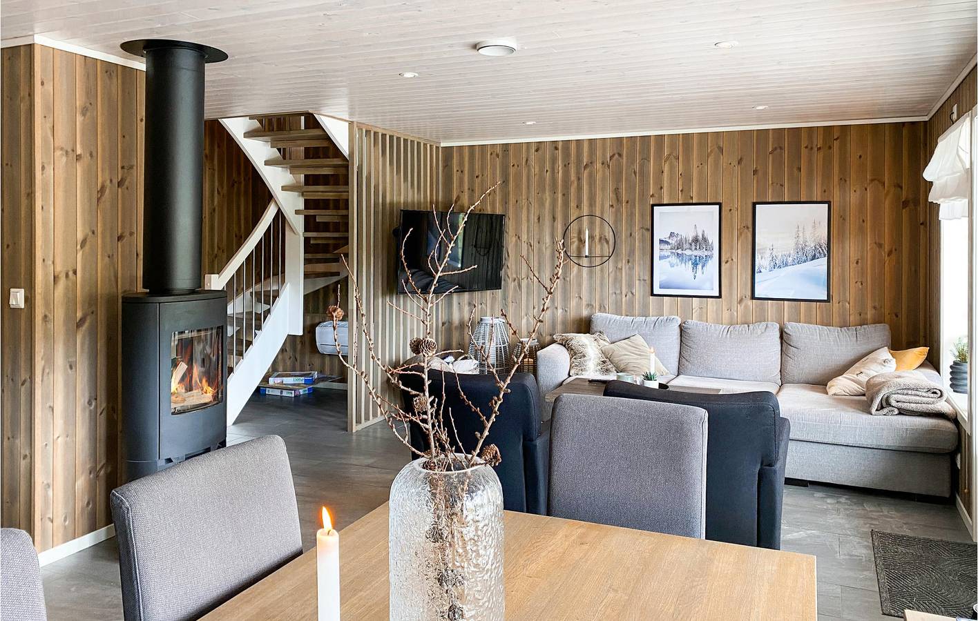 Ferienhaus für 6 Personen mit Ausblick in Eid