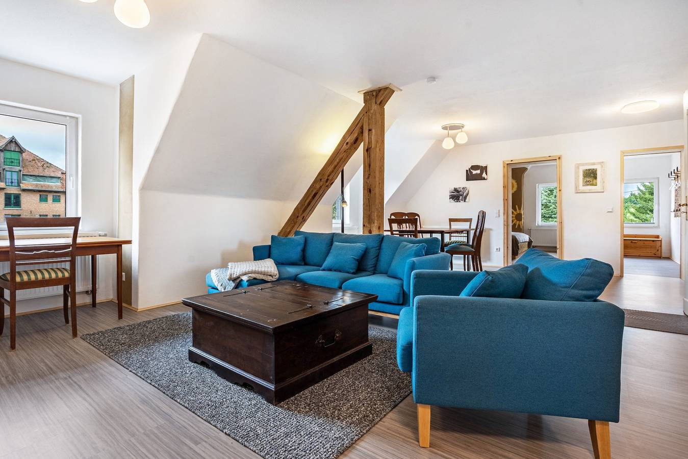 Geheel appartement, Appartement Herian met gemeenschappelijke tuin aan de rand van het Müritz Nationaal Park in Schloen-Dratow, Müritz