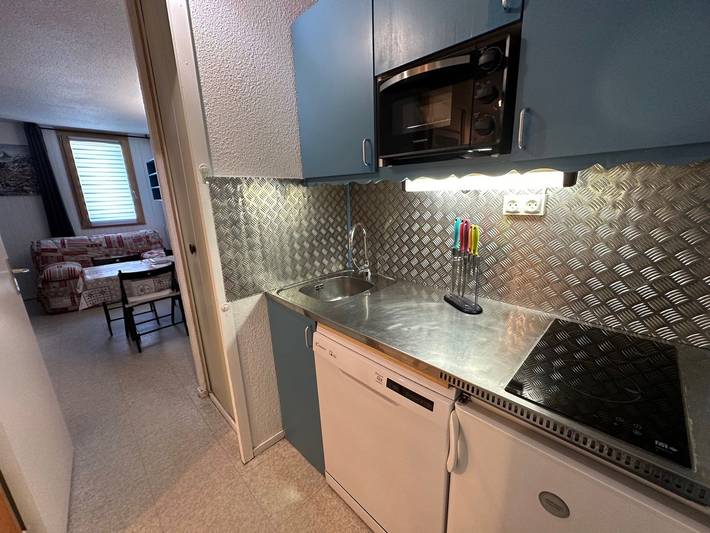 Studio entier, Studio divisible au calme, balcon sud-ouest, 24m² in Bellentre, La Plagne-Tarentaise