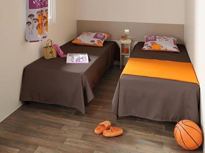 Camping de la Plage - Mobilheim 5 personen - Komfort mit Tv - 3 Schlafzimmer in Fermanville, Cherbourg und Umgebung
