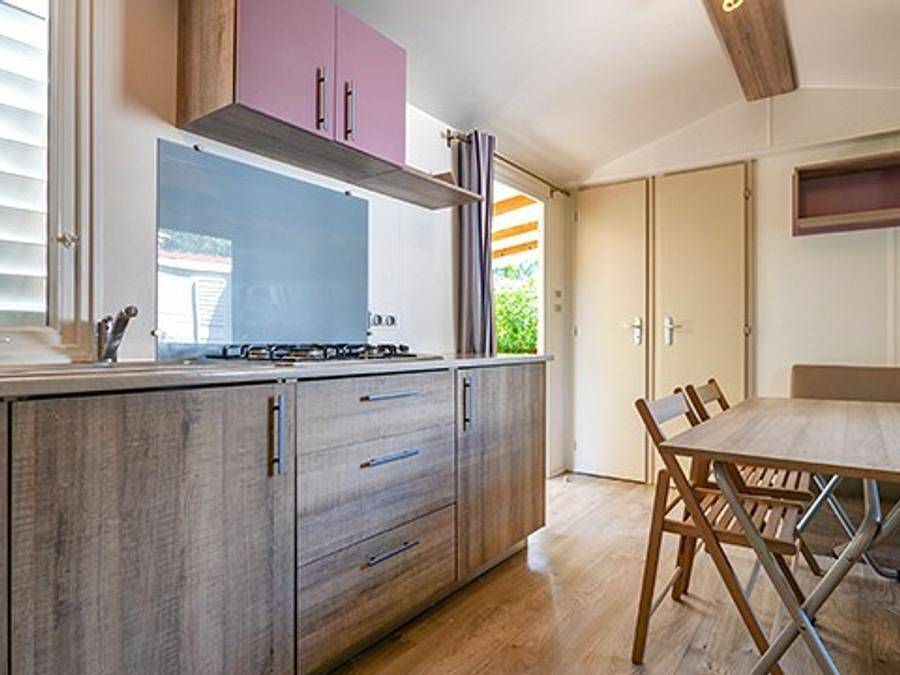 Camping Internacional Palamos - Mobilhome 4 personnes - Comfort | 2 Ch. | 4 Pers. | Terrasse surélevée in Palamós, Costa Brava