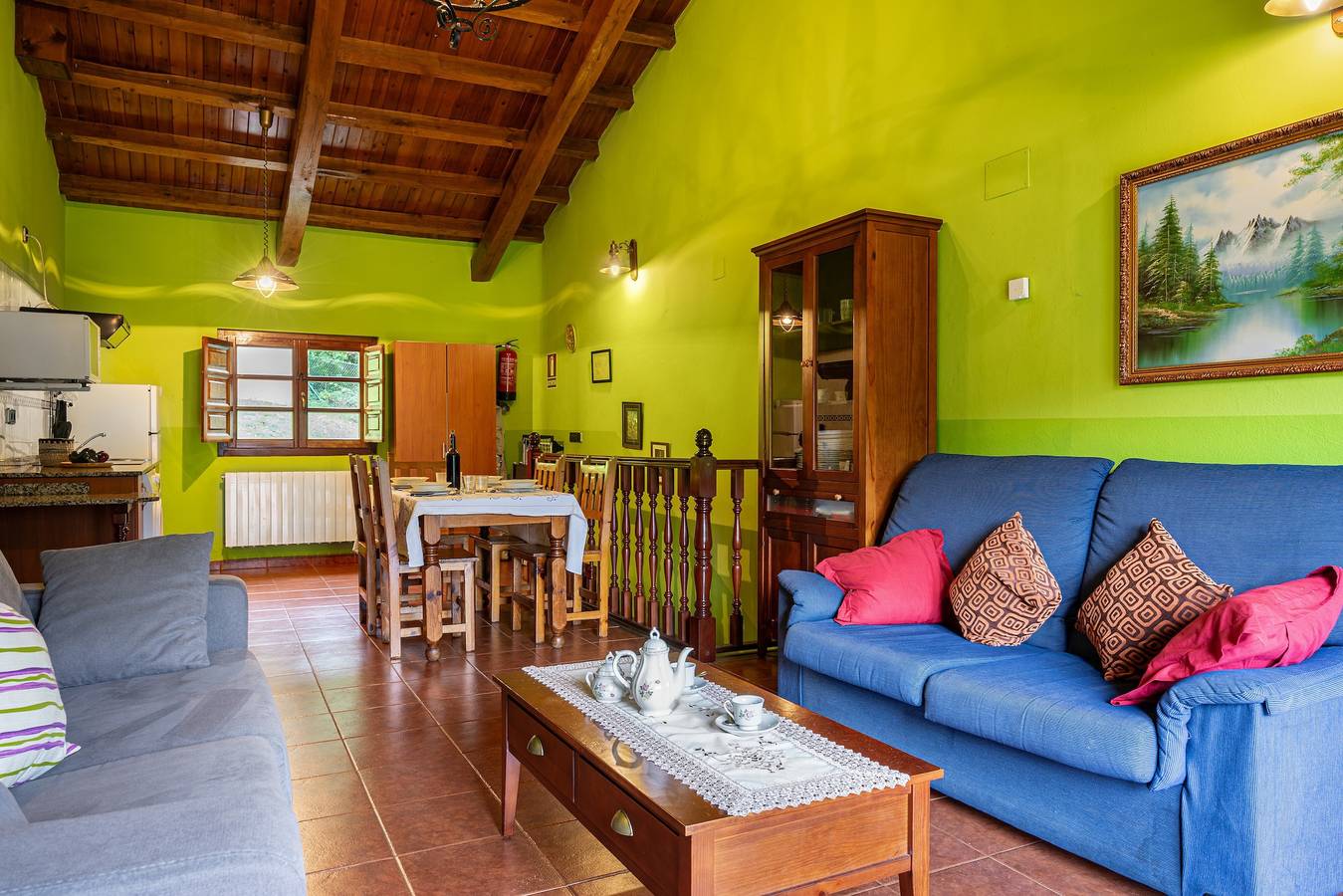Finca 'Socastillo B' mit Bergblick und Privatem Garten in Quirós, Cordillera Cantábrica